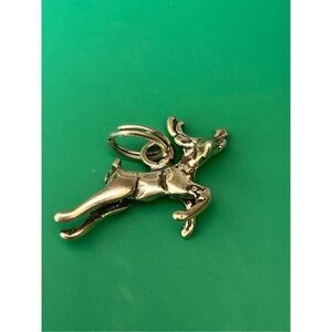 Reindeer Sterling Silver Jewelry Charm #holiday